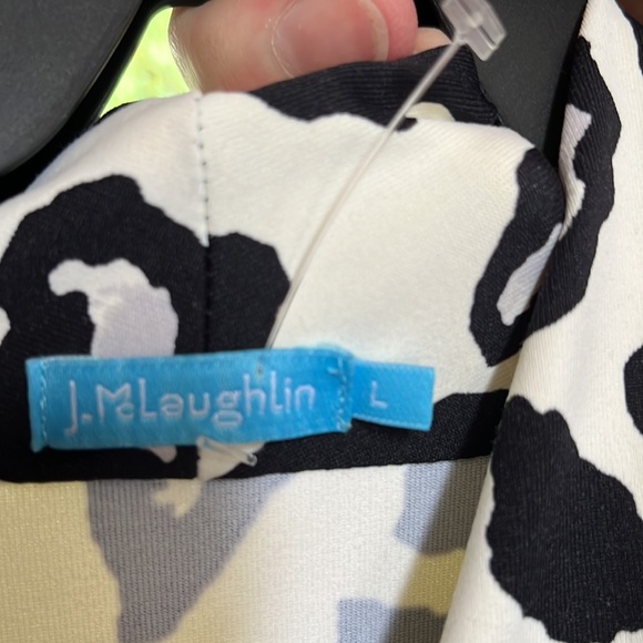 J Mclauglin leopard print dress size large - Picture 3 of 3